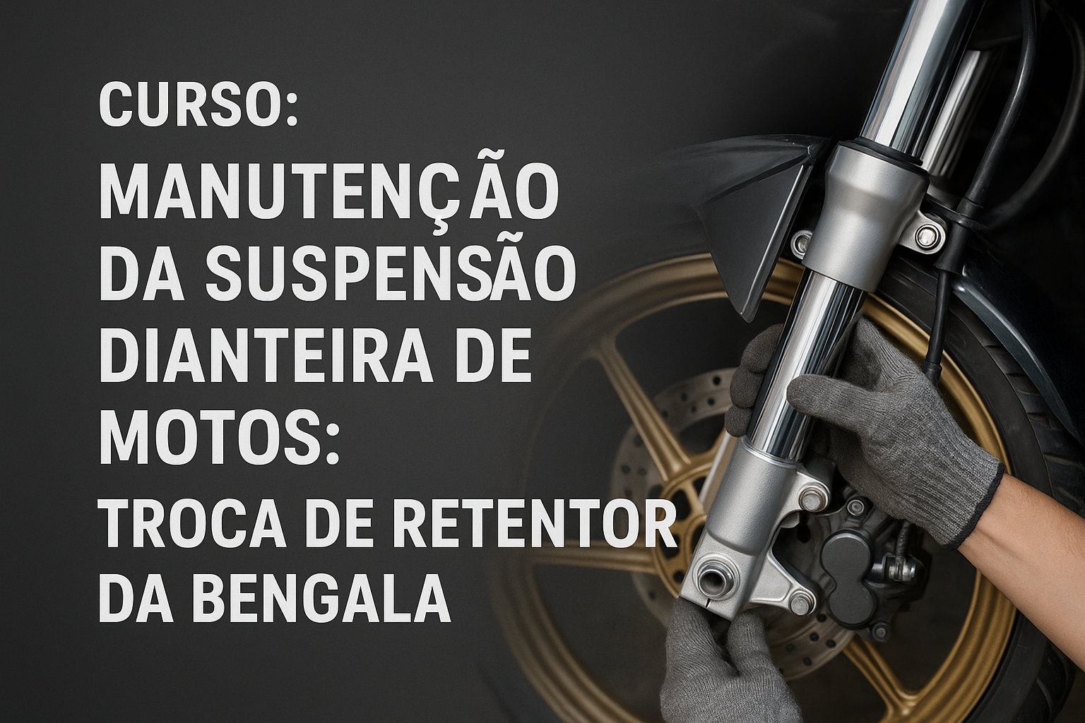 Manutenção da Suspensão Dianteira de Motos: Troca de Retentor da Bengala